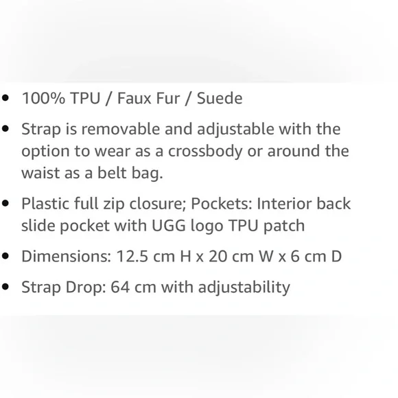 UGG BRAND NEW JANEY II CLEAR CHEETAH PRINT CROSSBODY BAG - Picture 11 of 12